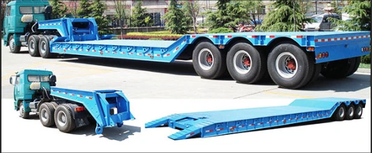 Low Bed Semi Trailer